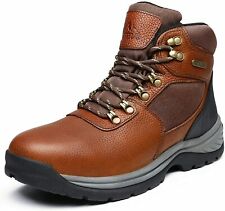 NORTIV 8 Men's Mid Ankle Waterproof Hiking Boot Military Tactical Leather Boots