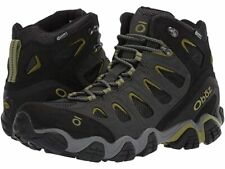 Oboz Men's Sawtooth II Mid Waterproof Hiking Boots - Dark Shadow/Woodbine Green