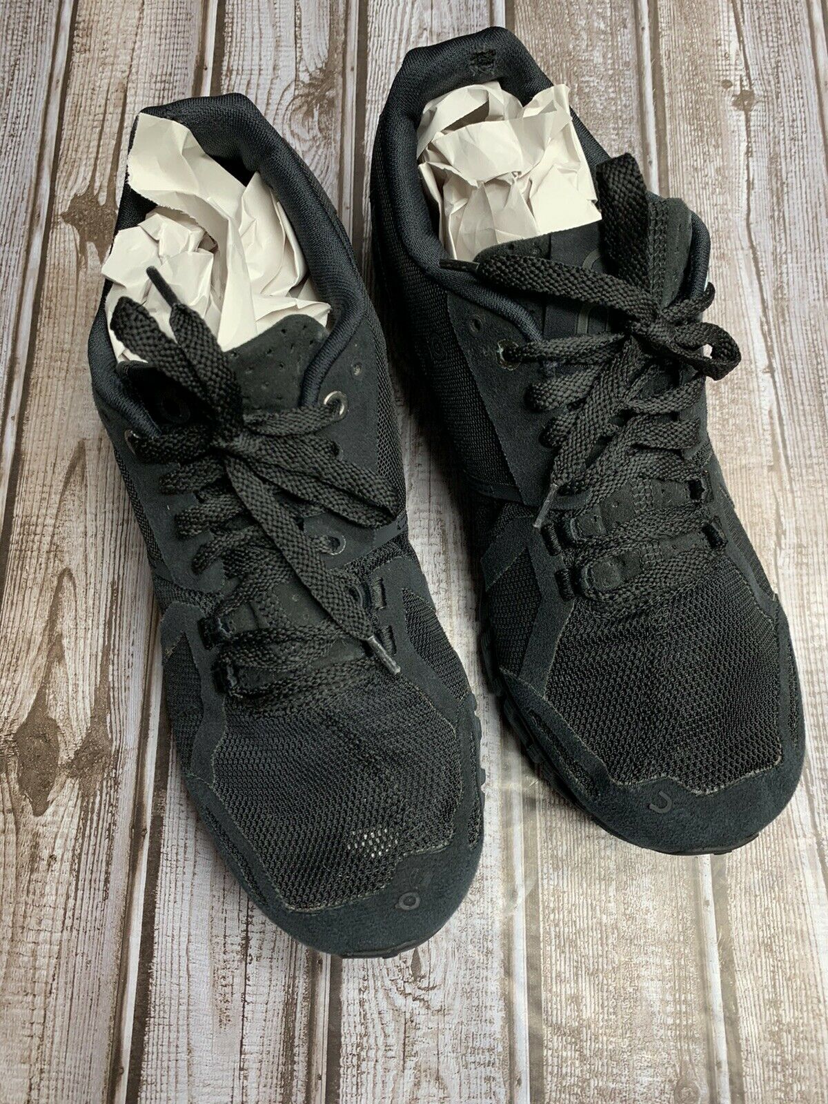 On Cloud Unisex Running Walking Shoes On Cloud Black Size 8M 10W