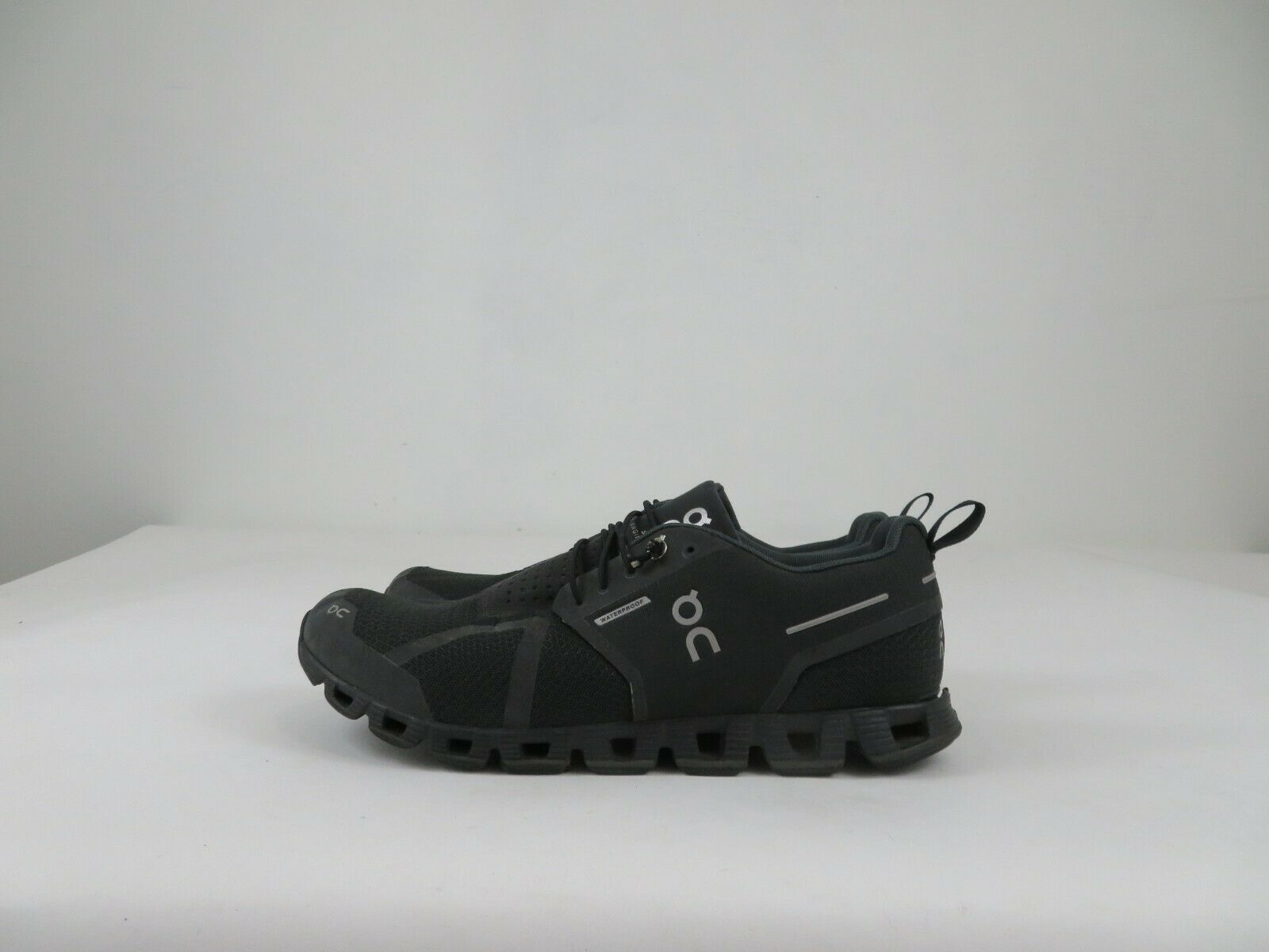 On Cloud Waterproof Shoes Mens 9.5 Black Running Walking Sneaker FLAW READ***