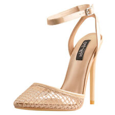 Onlymaker Women's Sandals Pointed Toe High Heel Pumps Stilettos Slingback Shoes