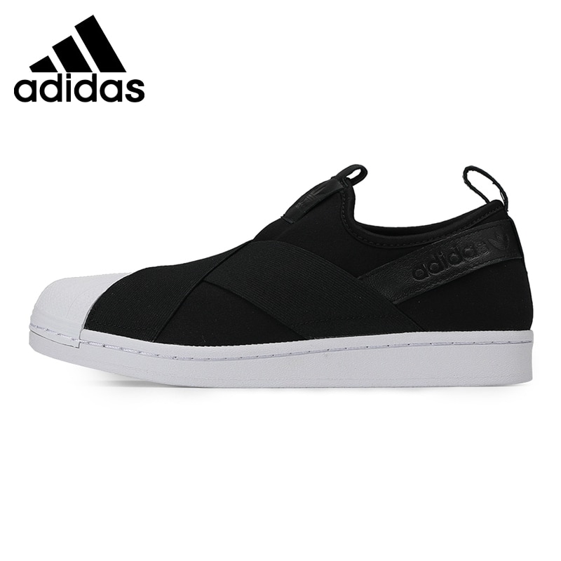 Original New Arrival Adidas Originals SUPERSTAR SLIP ON Unisex Skateboarding Shoes Sneakers
