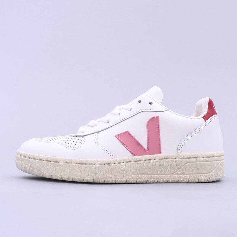 Original Veja Sneakers Women Top Quality Men All-Match V-Shaped Classic Breathable Casual Women Walking Trainers Couple Shoes