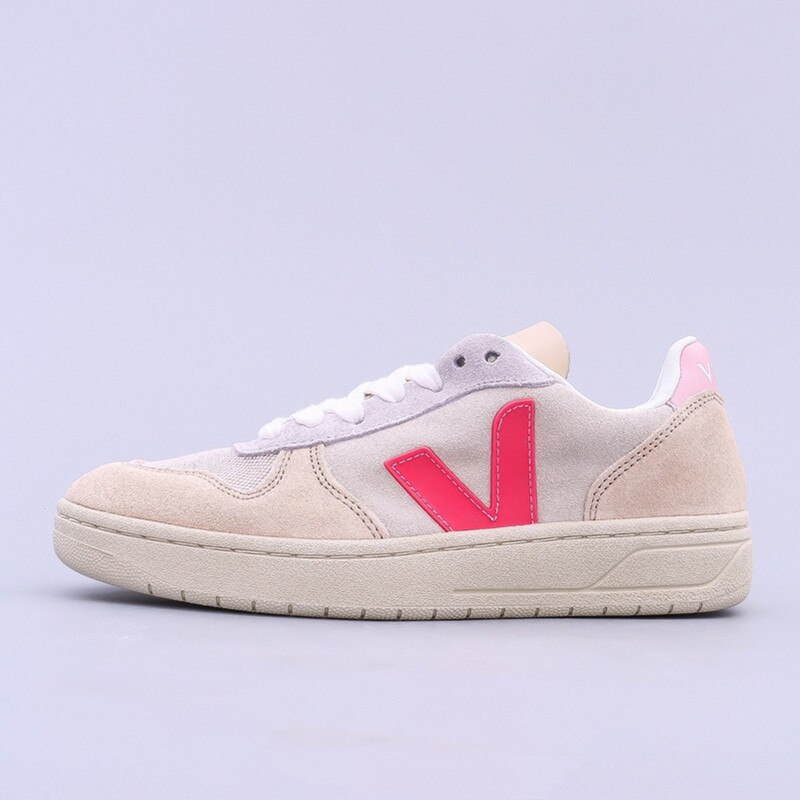 Original Veja Sneakers Women Top Quality Men All-Match V-Shaped Classic Breathable Casual Women Walking Trainers Couple Shoes