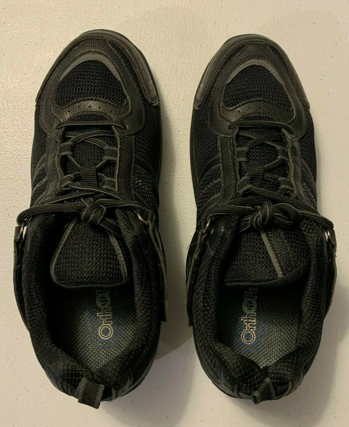 Orthofeet BioFit 911 Womens Tahoe Diabetic Shoe Sneakers Sz 7.5 4E XX Wide Black