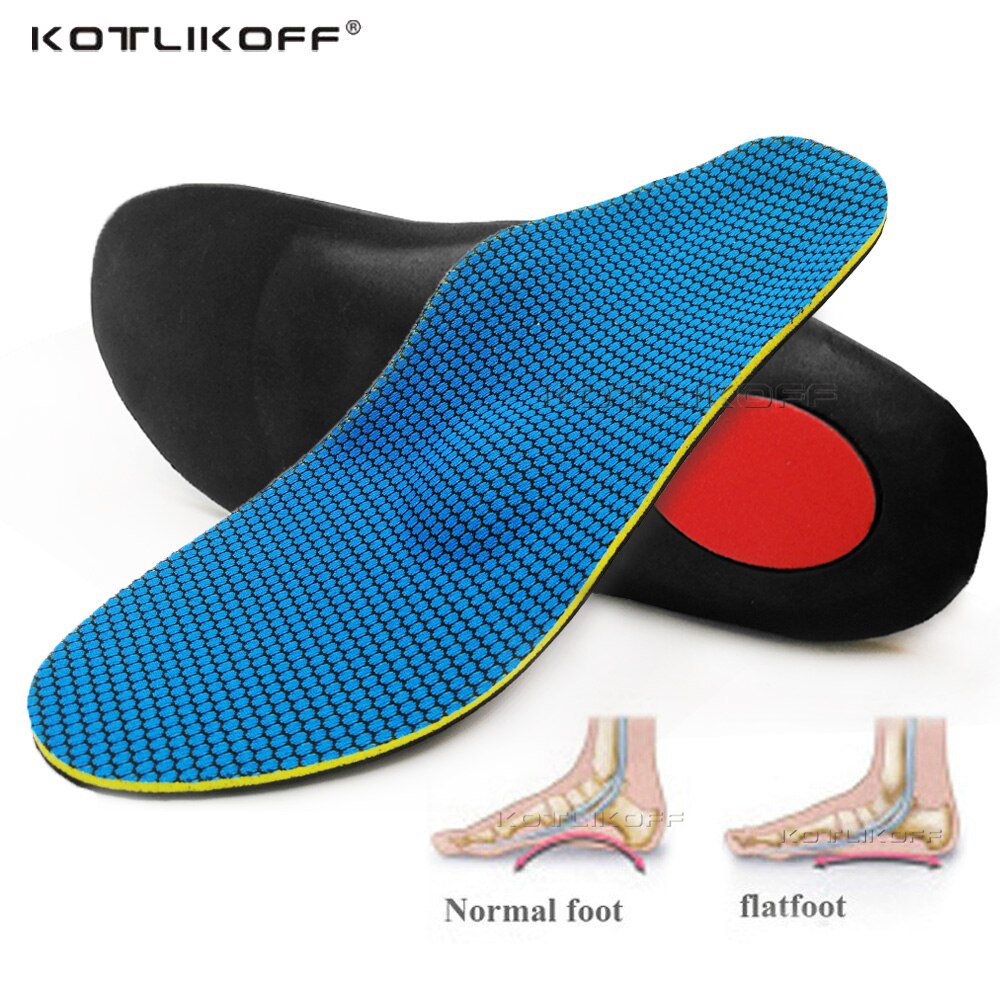 Orthopedic insoles for shoes Orthotic High Arch Support Flat feet Inserts Orthopedic Shoes soles O/X Leg corrected Massage pad