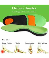 Orthotic Shoe Insoles Inserts Flat Feet High Arch Support For Plantar Fasciitis