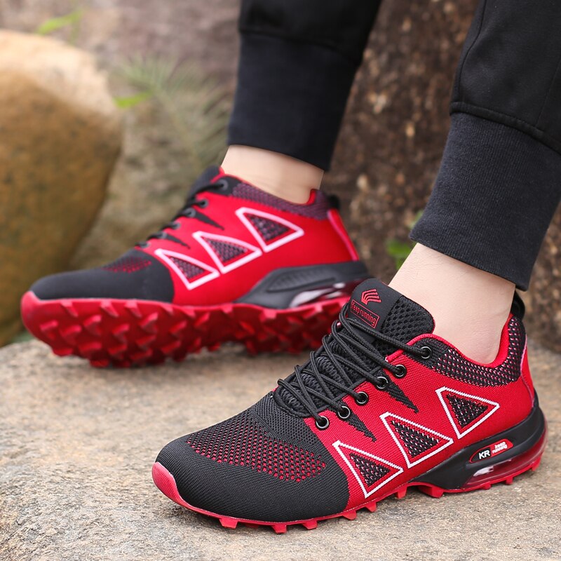 Outdoor Hiking Shoes Men 2021 New Fashion Sport Climbing Shoes 9 Colors Breathable Hollow Slip On Casual Shoes Unisex 36-47