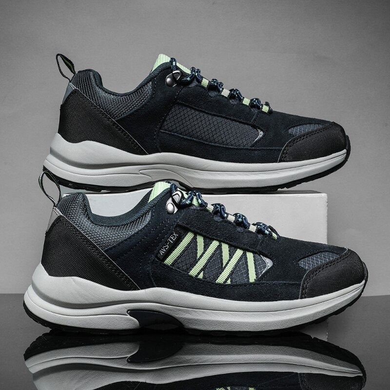 Outdoor Sports Shoes Mens Sneakers Waterproof Leather Running Shoes New Gym Tennis Shoes Women Jogging Walking Sneakers Couples