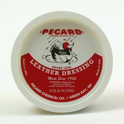 Pecard Classic Leather Dressing Conditioner 6 oz Container Boot Shoe Cleaner Oil