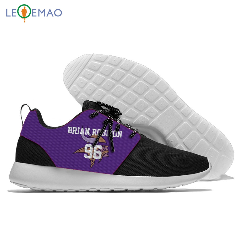 Personality Running Viking Sport Shoes Confortable Jogging Athletic Shoes From Minnesota Style Lace-Up Gym Casual Sneaker