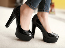 Plus size Elegant Woman Platform High heels Pumps Party Wedding Pumps Shoes