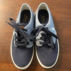 Polo By Ralph Lauren Shoes | Kids Size 2 Blue Polo Shoes | Color: Blue | Size: 2bb