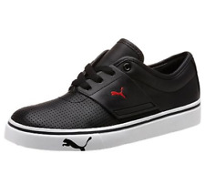 Puma Sneakers Jr Kids El Ace Casual Walking Shoes Black Red 352589-06