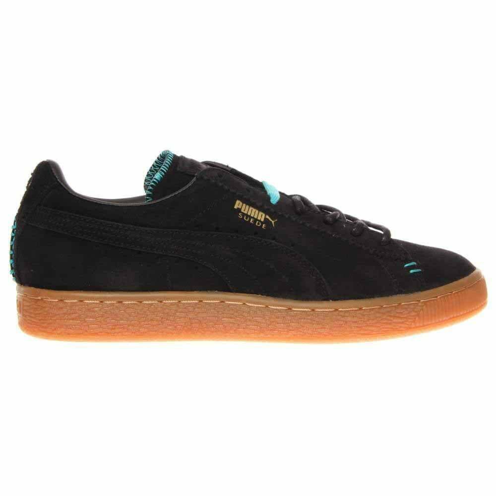 Puma Suede Classic Crafted Mens Sneakers Shoes Casual - Black - Size 8 M