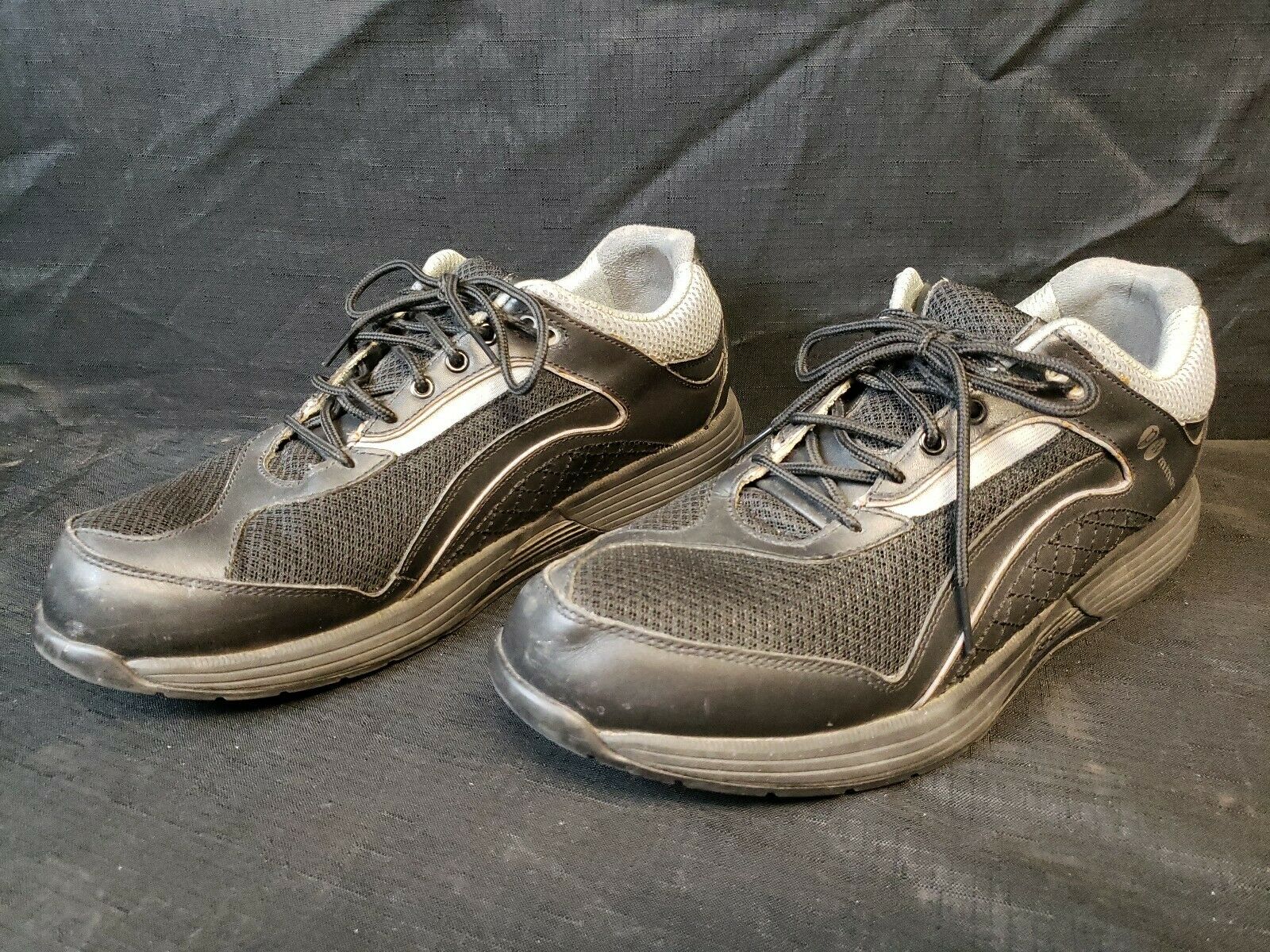 PW MINOR Emerald Stable Walker Men Black Elderly Orthotic Shoes Sneakers Size 11