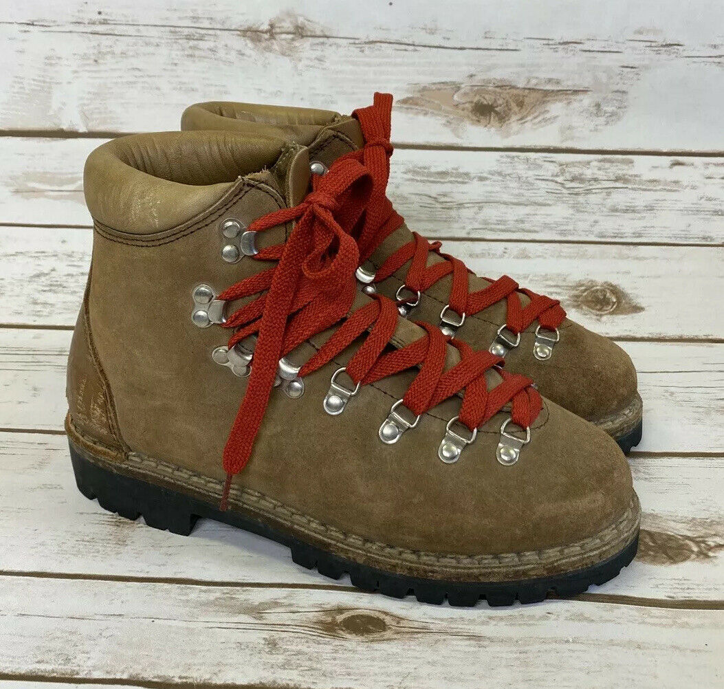 Raichle Red Laces Hiking Mountaineering Boots Men’s 7 Women’s 9 - Plz Read