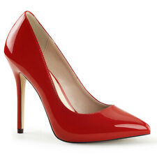 Red 80s Barbie High Heels Drag Queen Mens Crossdresser Trans Shoes size 13 14 15