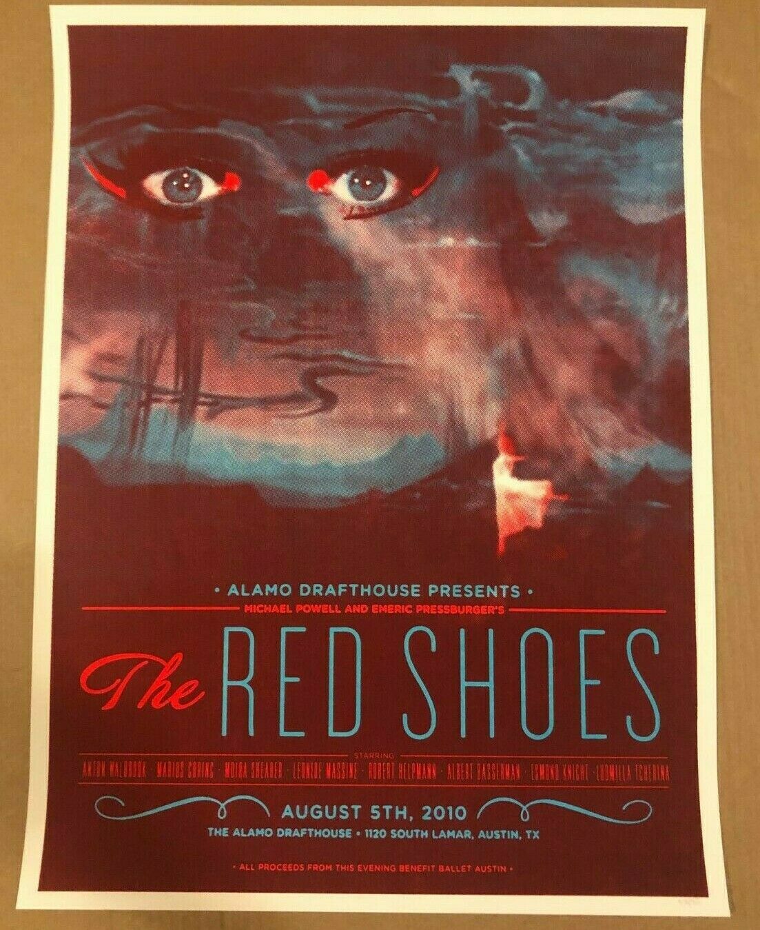 RED SHOES vintage Mondo poster print (53/55) 2010 Aesthetic Apparatus