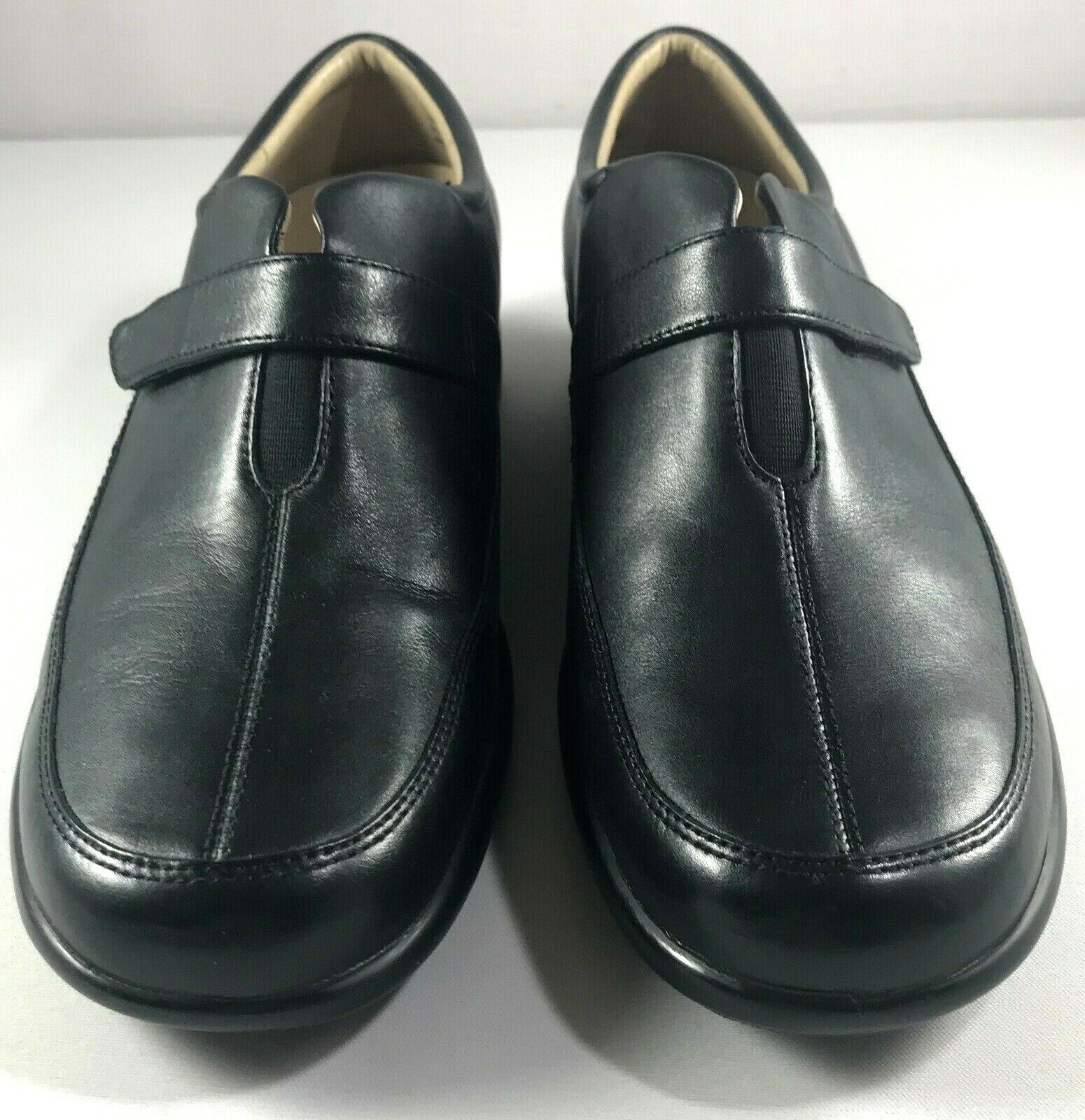 Relano Dress Walking Shoes Womens Black Leather Comfort Orthopedic Size 11 W