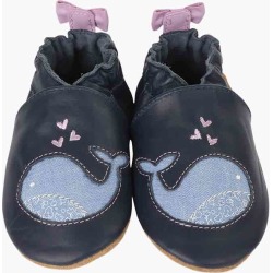 Robeez Poppy Whale Infant Shoes