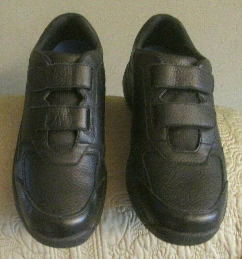 Rockport Prowalker APM78901 BLACK LEATHER Walking Shoes Mens Sz 10.5 W - MINT