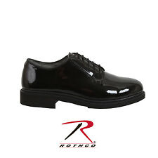 Rothco 5055 Uniform Hi-Gloss Oxford Dress Shoe - Black