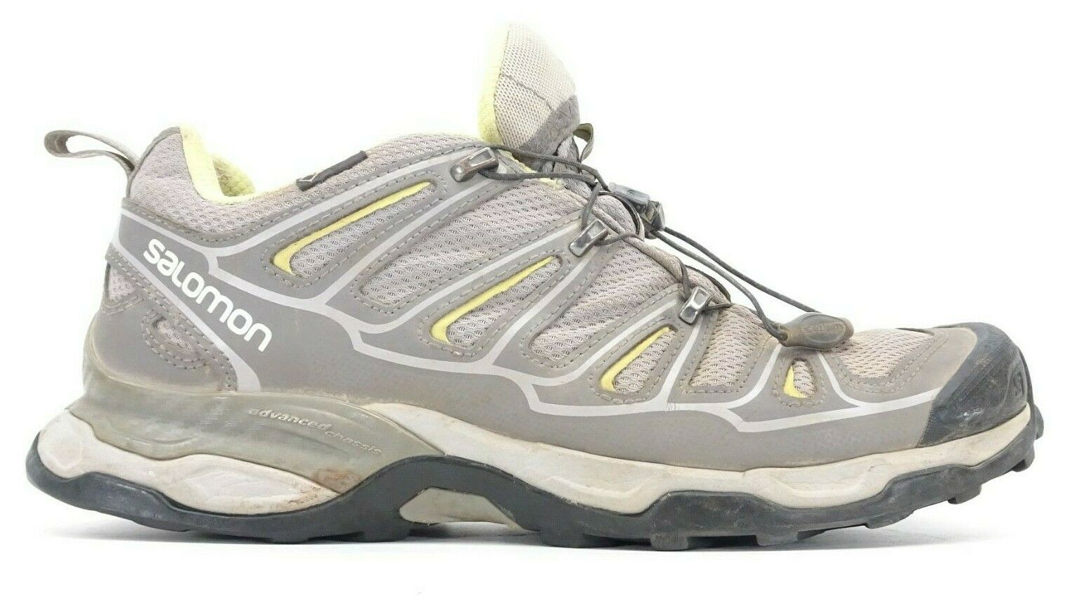 Salomon Womens X Ultra WP Gray Athletic Training Hiking Trail Shoes US 8 EU 40