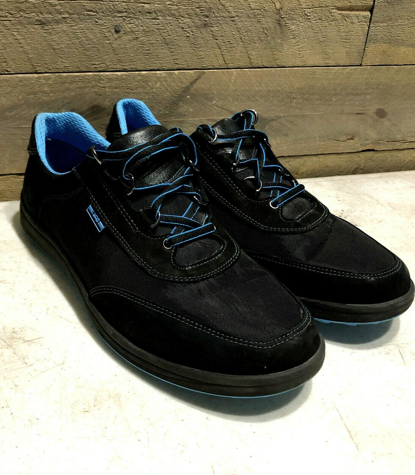 SAS Womens Shoes Black Waterproof Non Slip Walking Shoes Size 10 M Excellent!