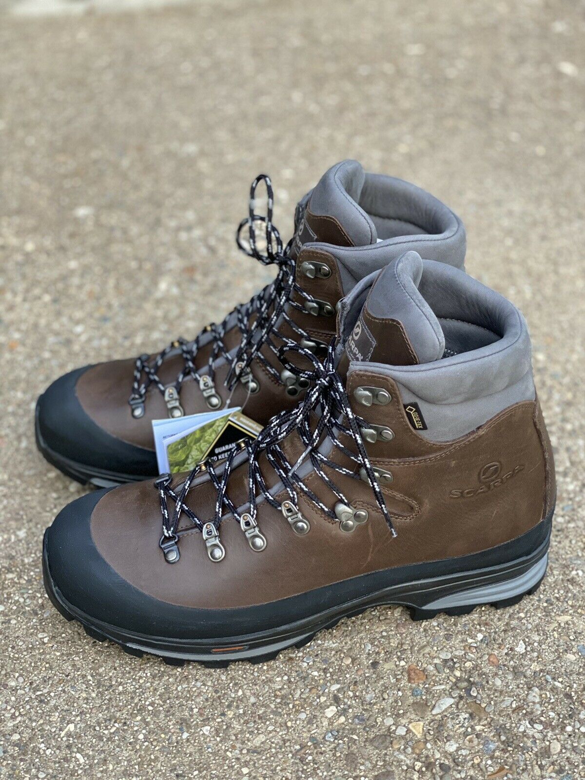Scarpa Kinesis Pro Gtx Hiking Boots Men’s Size 11 D / EU 44.5 Ebony Leather