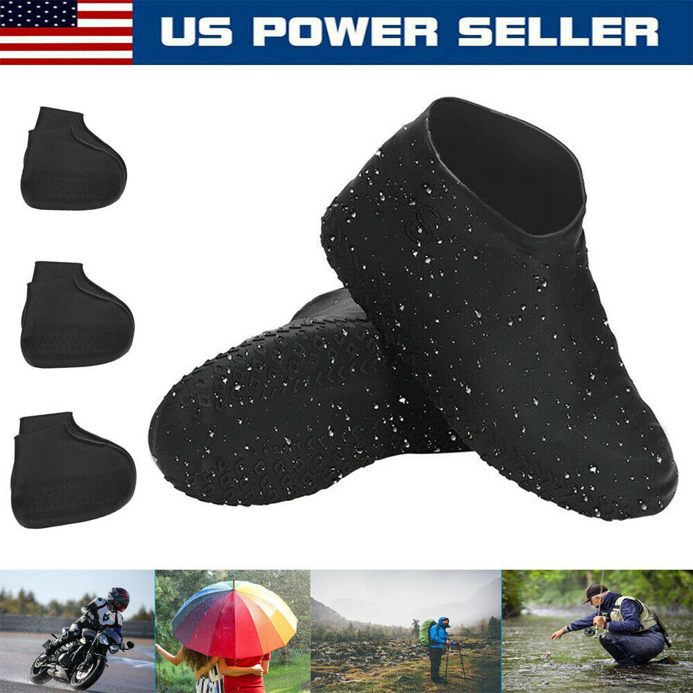 Shoe Covers Shoes Protector Rain Cover For Kids Women Men Size S Waterproof USA