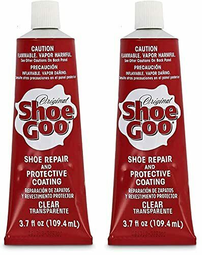 Shoe Goo Repair Adhesive for Fixing Worn Shoes or Boots, Clear, 3.7-Ounce Tube.