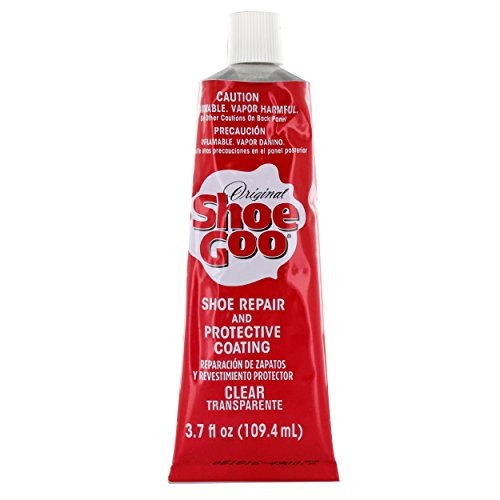 Shoe Goo Repair Adhesive for Fixing Worn Shoes or Boots, Clear, 3.7-Ounce Tube