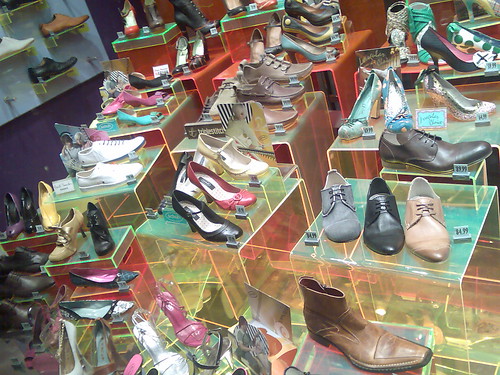 london window shop shoe shoes display circus oxford (Photo: markhillary on Flickr)