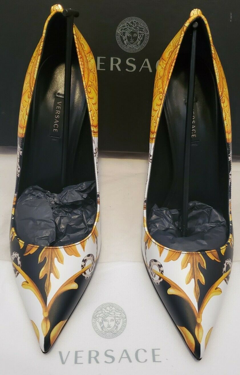 shoes women high heels Versace Acanthus brand new
