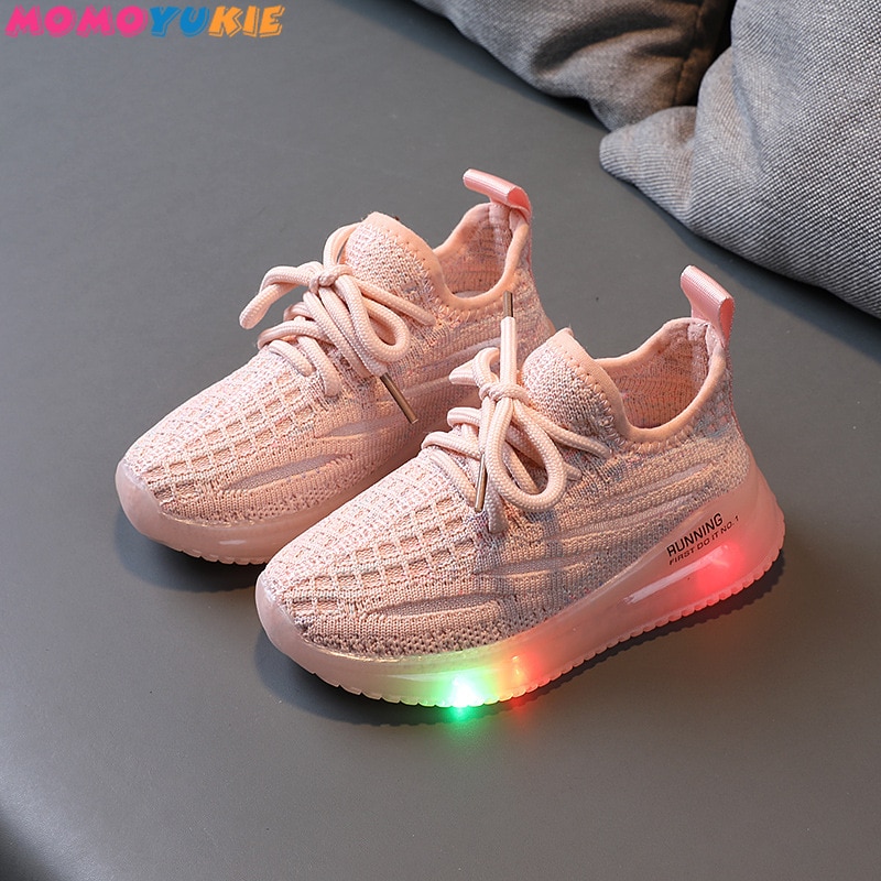 Size 21-30 Children's Led Shoes Boys Girls Lighted Sneakers Glowing Shoes for Kid Sneakers Boys Baby Sneakers with Luminous Sole