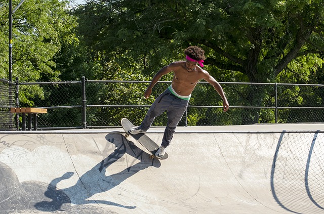 skateboarder, sport, action