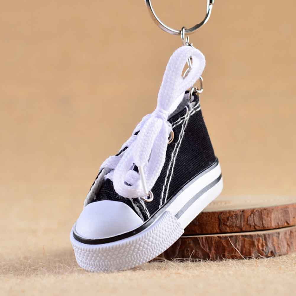 Sneaker Keyring Tennis Shoes Keychain Adult Children Backpack Bags Hanging Toys Car Key Pendant Simulation Collection Keychains