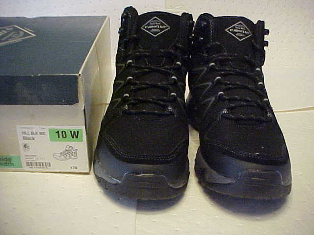 ST. JOHN'S BAY Hiking Ankle Boots, SJBILL Black Men's Size 10W Wide