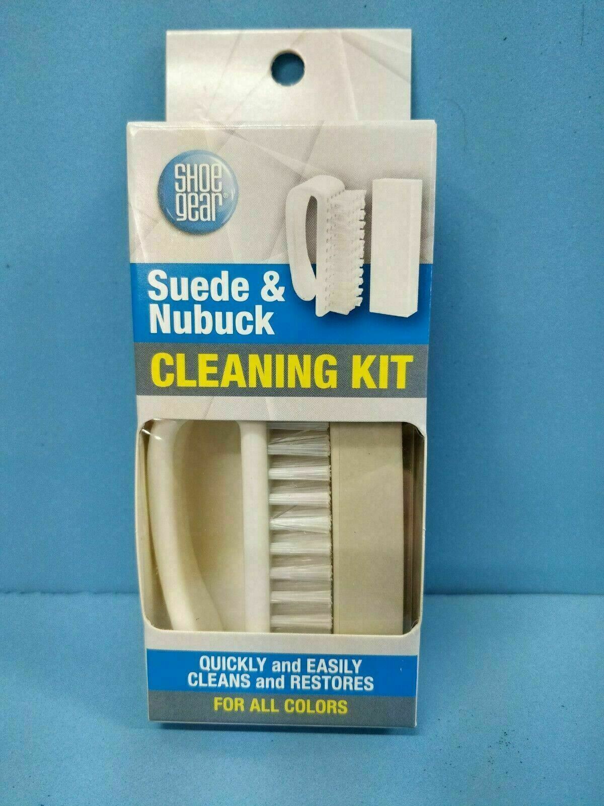SUEDE & NUBUCK CLEANER KIT - BRUSH & ERASER BAR Cleans Suede Shoes/Boots