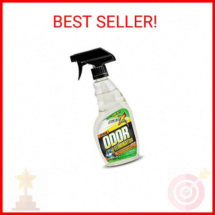 Sweat X Sport Extreme Odor Spray, Multipurpose Deodorizer for Stinky Shoes, …
