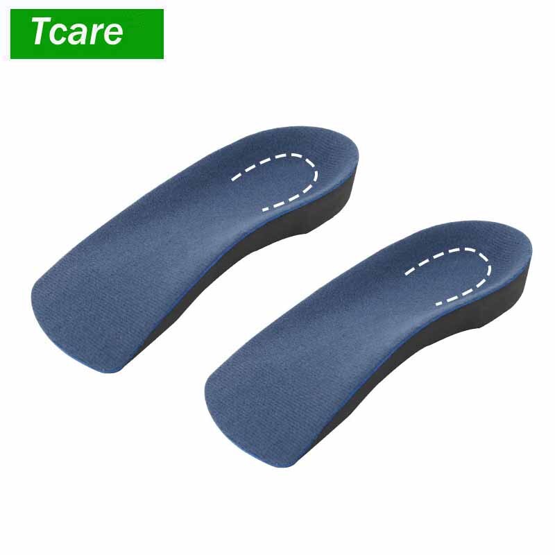 Tcare 1Pair 3/4 Length Orthotic Shoe Insole Thin Arch and Heel SUPPORTS for Unisex Perfect Inserts for Casual Flats Dress Shoes