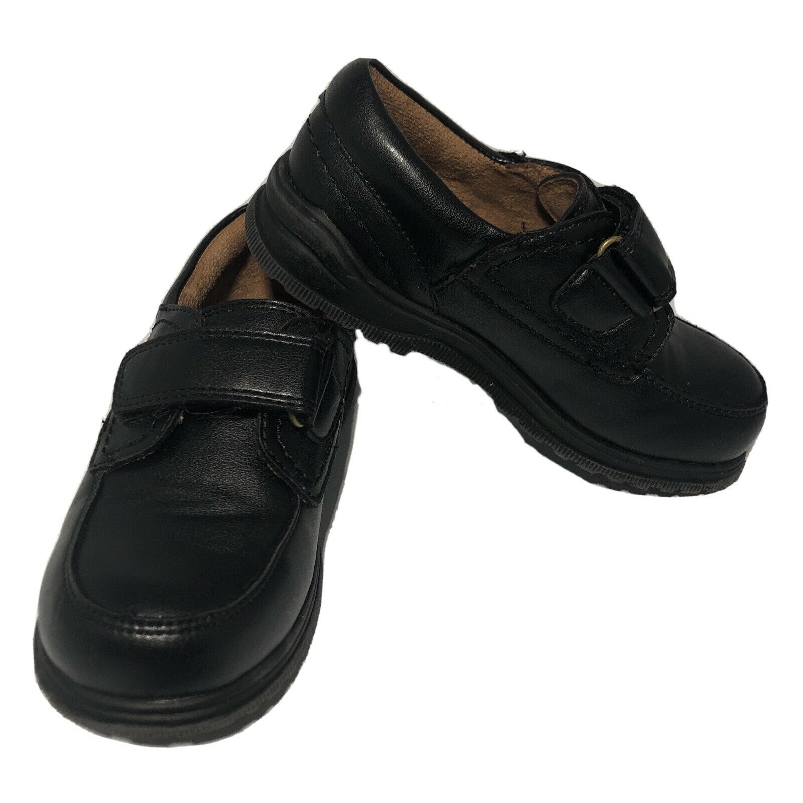 The CHILDRENS Place Black Boys Dress School Strap Shoes Toddler 11