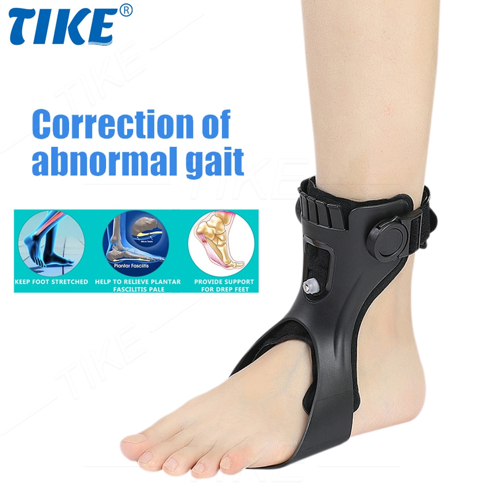 TIKE Drop Foot Brace Orthosis AFO AFOs Ankle Brace Support with Comfortable Inflatable Airbag for Hemiplegia Stroke Shoe Walking