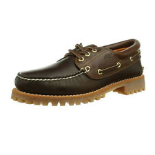 Timberland Men's Earthkeepers Classic 3 Eye Brown Leather Boat Shoes 6500A