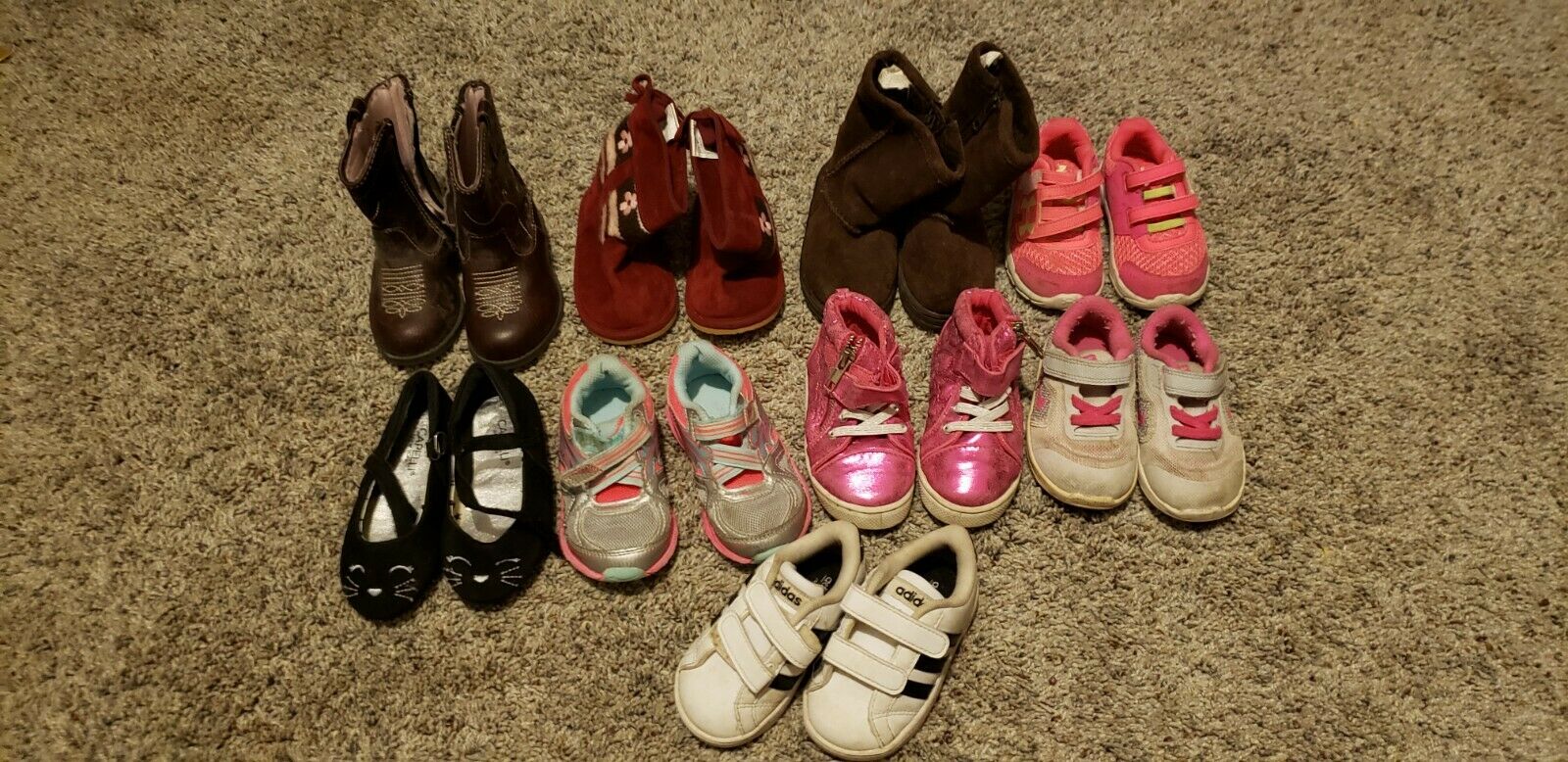Toddler Shoes Size 5 Lot of 9 Shoes