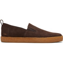 TOMS Brown Men's Chocolate Lowden Slip On Sneaker Shoes