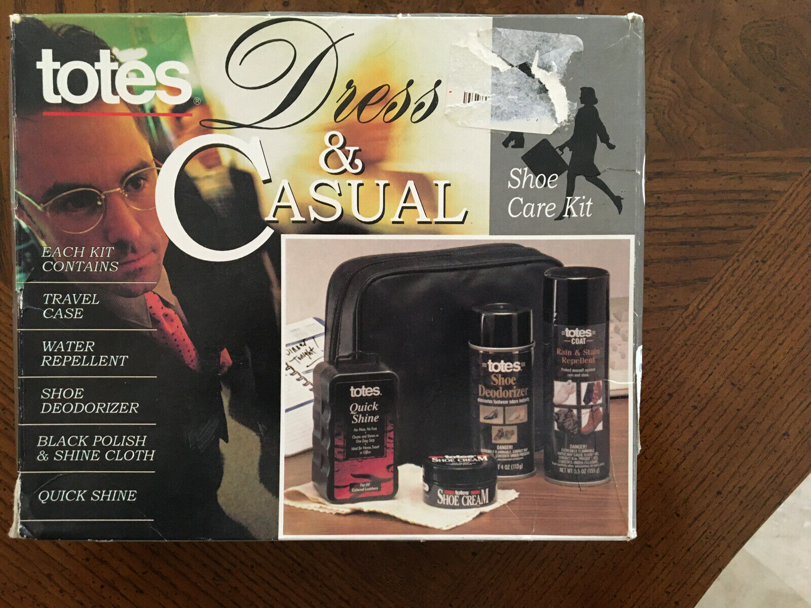 Totes Dress & Casual Shoe Care Kit with travel case, Allied Shoe Products LLC