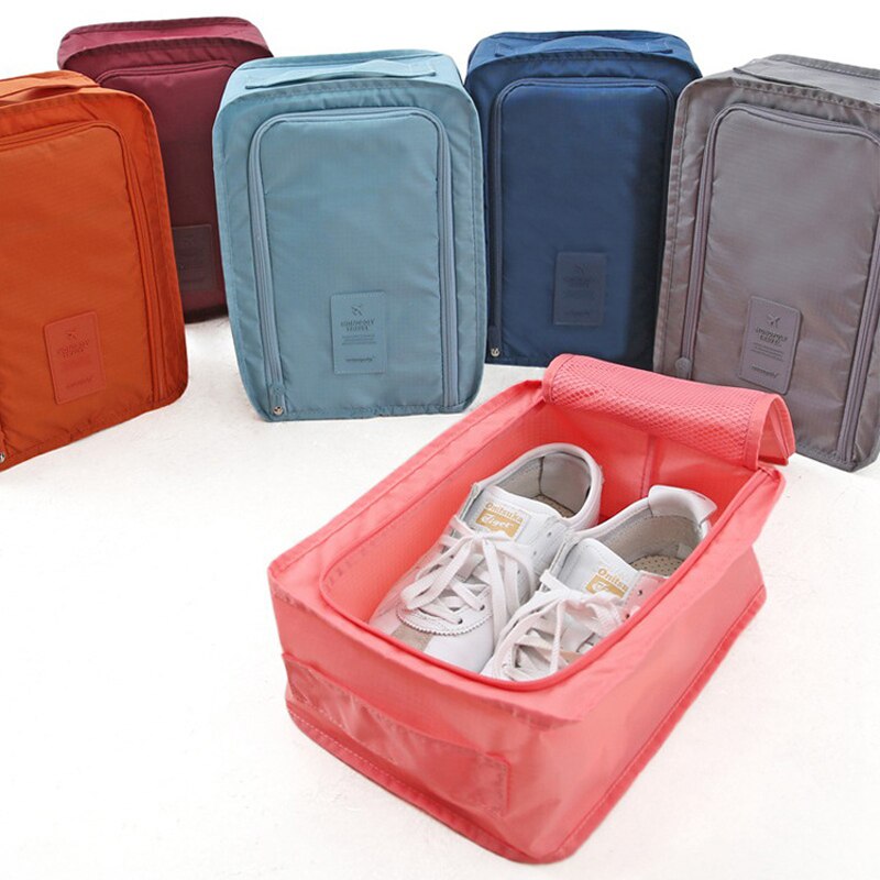Travel Shoe Storage Bag Portable Nylon Waterproof Duffel Bag Multifunctional Clothes Shoe Dustproof Storage Bag Packaging Box