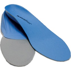 Trim To Fit Footbed Shoes Insoles, Blue, Size B | Superfeet